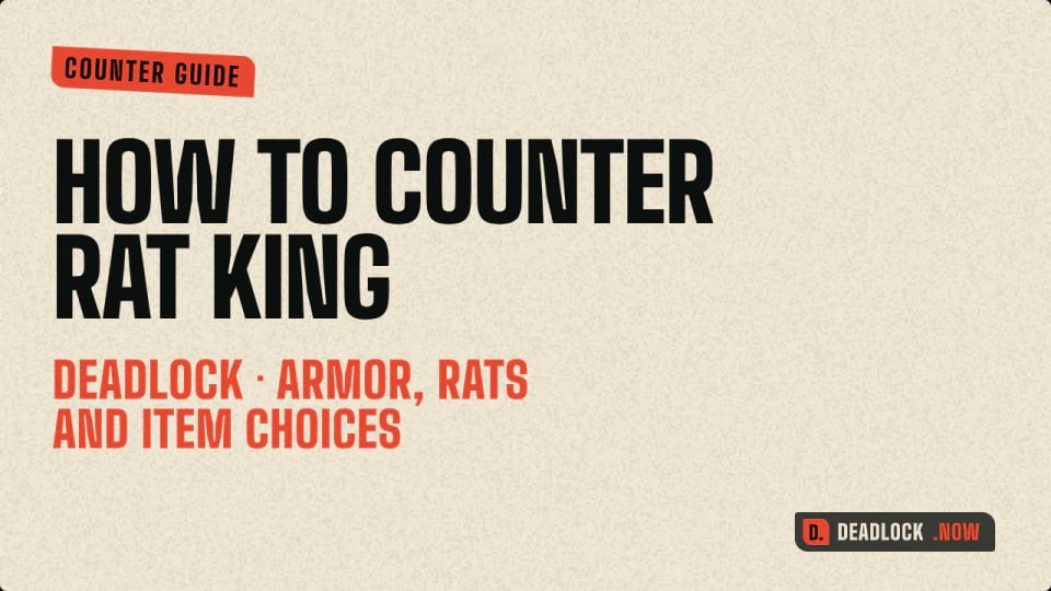 How to Counter Rat King in Deadlock: Armor, Rats and Item Choices